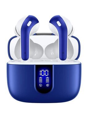 Bluetooth Headphone Wireless Earbud Airpods Pro 2 Charging Case Waterproof BLUE